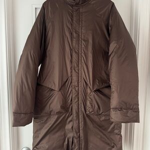 Men's Chocolate Brown Puffer Coat